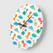 ディノロール大時計 ラージ壁時計 (傾斜)