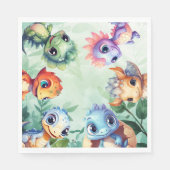 ディノロール誕生日バッシュ スタンダードランチョンナプキン (正面)