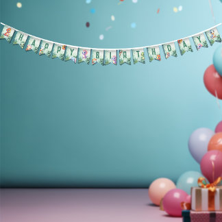 ディノロール誕生日バッシュ バンティングフラッグ