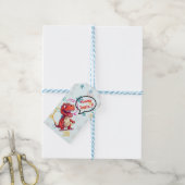 ディノロール誕生日パーティーのお願い ギフトタグ (より糸付き)