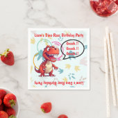 ディノロール誕生日パーティー スタンダードカクテルナプキン (インサイチュ)