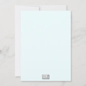 ディノロール誕生日パーティー 招待状 (裏面)