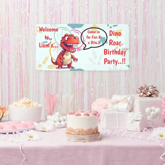 ディノロール誕生日パーティー 横断幕 (パーティー)