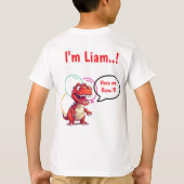 ディノロール誕生日パーティー Tシャツ (裏面)