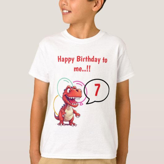 ディノロール誕生日パーティー Tシャツ (正面)