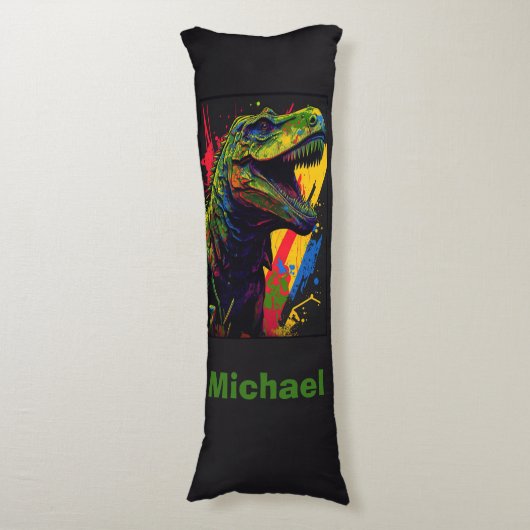 ディノンサールTレックス抱き枕 ボディピロー (正面縦)