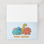 ディノ座席表 プレイスカード (外部開封)