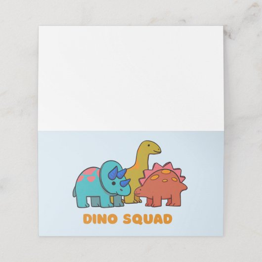 ディノ座席表 プレイスカード (外部開封)