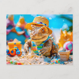 ディノ建物サンドキャッスルオンビーチ シーズンポストカード