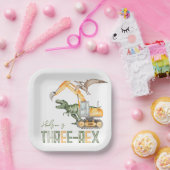 ディノ建築スリーレックス紙プレート ペーパープレート (パーティー)