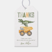 ディノ建築党優遇ラベル ギフトタグ (正面)