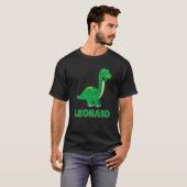 ディノ恐竜の名前レオナード Tシャツ (正面フル)