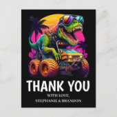 ディノ感謝していマイ誕生日パーティーの騒ぎ ポストカード (正面)