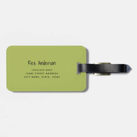 ディノ絵を描ス ラゲッジタグ (裏面横)