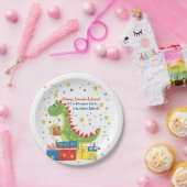 ディノ誕生日パーティー ペーパープレート (パーティー)