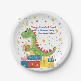 ディノ誕生日パーティー ペーパープレート