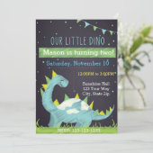 ディノ誕生日招待状（少年） 招待状 (スタンド正面)