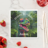 ディノ誕生日 スタンダードランチョンナプキン (インサイチュ)