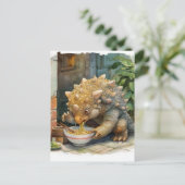 ディノ食べのラーメン ポストカード (スタンド正面)