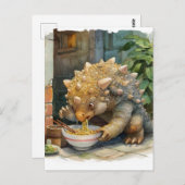 ディノ食べのラーメン ポストカード (正面/裏面)