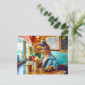 ディノ食べカフェアイスクリームアット シーズンポストカード (スタンド正面)