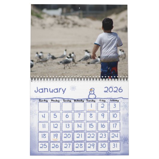 ディノ・カレンダー カレンダー (1月 2026)