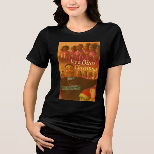ディノ・クリスマス・クワイアTシャツ限定版  トライブレンドＴシャツ (正面)