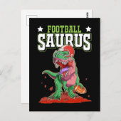 ディノ・スポーツ・アメリカン・フ遊ットボールズ・トレックス ポストカード (正面/裏面)