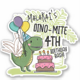ディノ・ダニ・キッドの誕生日パーティー恐竜 シール