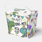 ディノ・ダニ・キッドの誕生日パーティー恐竜 フェイバーボックス (裏面サイド)