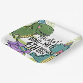 ディノ・ダニ・キッドの誕生日パーティー恐竜 ペーパープレート (傾斜あり)