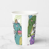 ディノ・ダニ・キッドの誕生日パーティー恐竜 紙コップ (右)