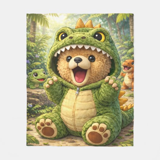 ディノ ディラン フリースブランケット (正面)