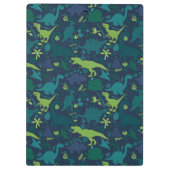 ディノ・ドードルがキッズ恐竜をシルエット化 クリップボード (裏面)