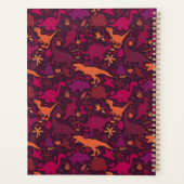 ディノ・ドードルがキッズ恐竜をシルエット化 プランナー手帳 (裏面)