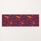 ディノ・ドードルがキッズ恐竜をシルエット化 ヨガマット (裏面(横))