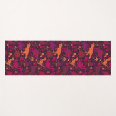 ディノ・ドードルがキッズ恐竜をシルエット化 ヨガマット (正面(横))