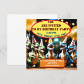 ディノ マイティ II 招待状 (正面/裏面)