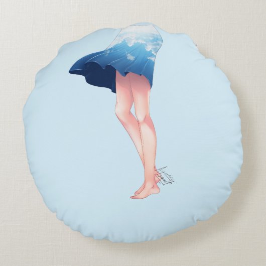 ディノ ラウンドクッション (裏面)