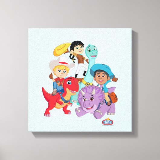 ディノ・ランチイェー! キャンバスプリント (正面)