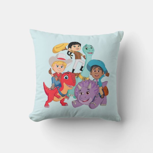 ディノ・ランチイェー! クッション (正面)