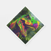 ディノTレックスジャングルハッピー スタンダードランチョンナプキン (角)