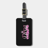 ディバきらきら光るー ラゲッジタグ (正面縦)