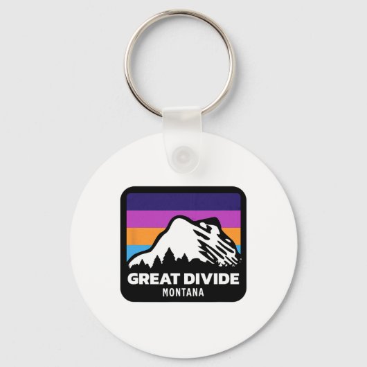 ディバイド素晴らしモンタナスキースノーボーディングファミリーSk キーホルダー (正面)
