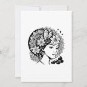 ディバインフェミニンマンダラフローラクリスタル招待状 招待状 (正面)