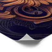 ディバインブルークリシュナアート ポスター (角)