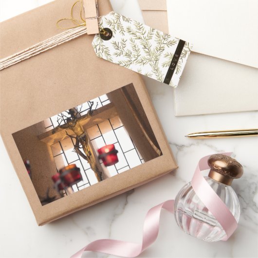 ディバイン祈りの言葉 長方形シール (ギフト)