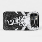 ディバイン・アーケインスカル・オブ・デス・ブラック Case-Mate iPhoneケース (裏面(横))