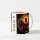 「ディバイン・ゲーマー・バランス:デビルエンジェル・カップデザイン」 ツートーンマグカップ (正面右)