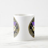 ディバイン・ブラックと金ゴールド コーヒーマグカップ (中央)